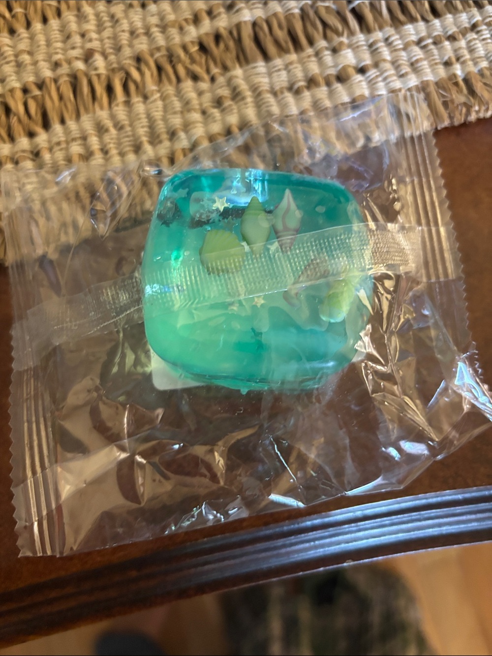 Kids Clear Teal Decorative Squishy Toy - Unbranded